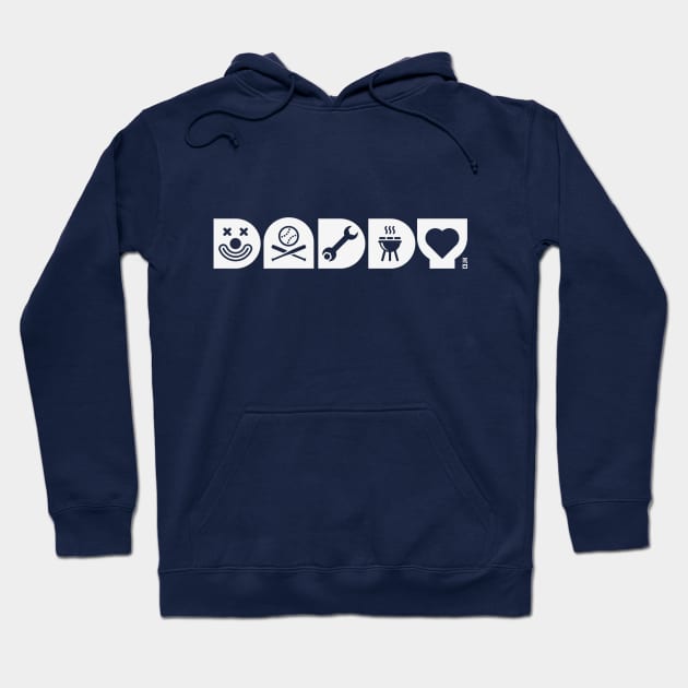 Daddy (Dad / Father / Pictogram / Icon / Present / Gift) Hoodie by MrFaulbaum